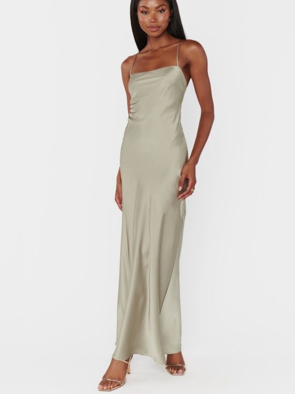 Show Me Your Mumu Dani Slip Dress Luxe Satin
